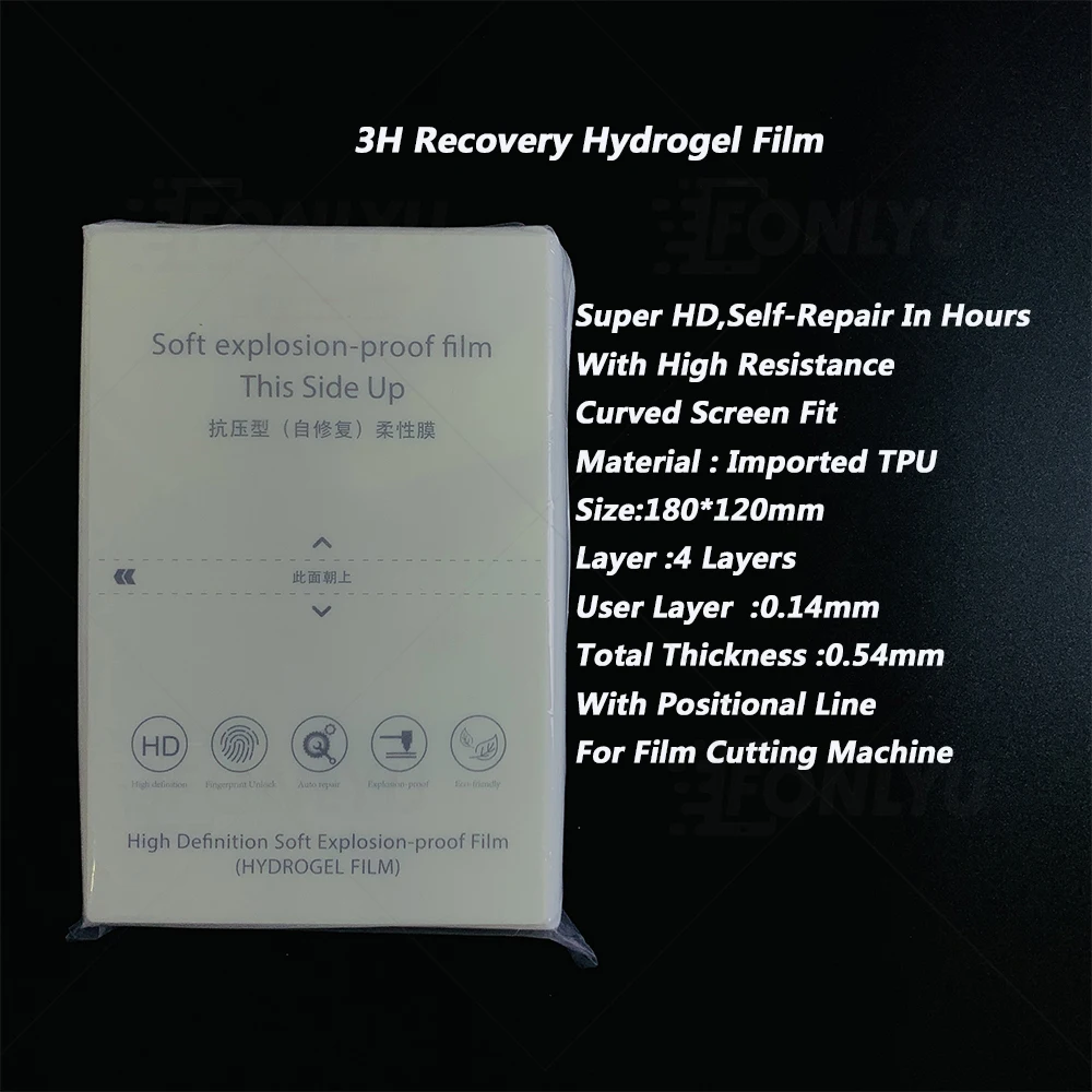 50Pcs Hydrogel Sheet Self Repair Mobile Phone Screen Protector HD Clear Matte Privacy Membrane for Film Cutter Plotter Machine