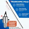 Pool Pole  Multi-USE   Premium, Pool Poles for Cleaning - Just Search for Pool Pole Telescopic 16ft Heavy Duty 5