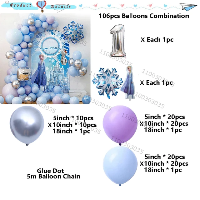 DECORACION DE FROZEN/Decoracion Con Globos/Guirnalda con globos/.how to  balloon garland. 