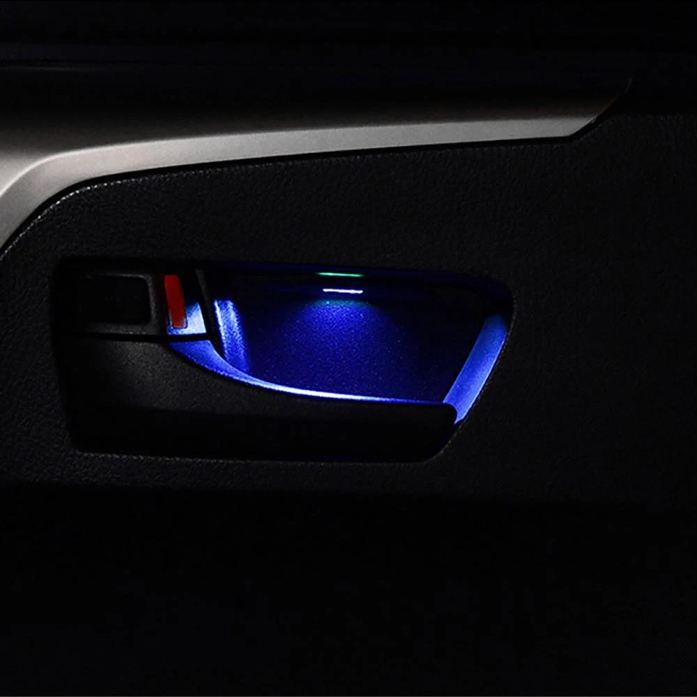 Door Bowl Atmosphere Light For Toyota RAV4 2014 2015 2016 Interior LED