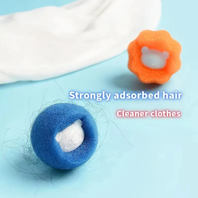 Laundry Ball Kit Hair Remover Pet Clothes Cleaning Dog Accessories Home Household Product Tool Removes Hairs Cat and Dogs 1