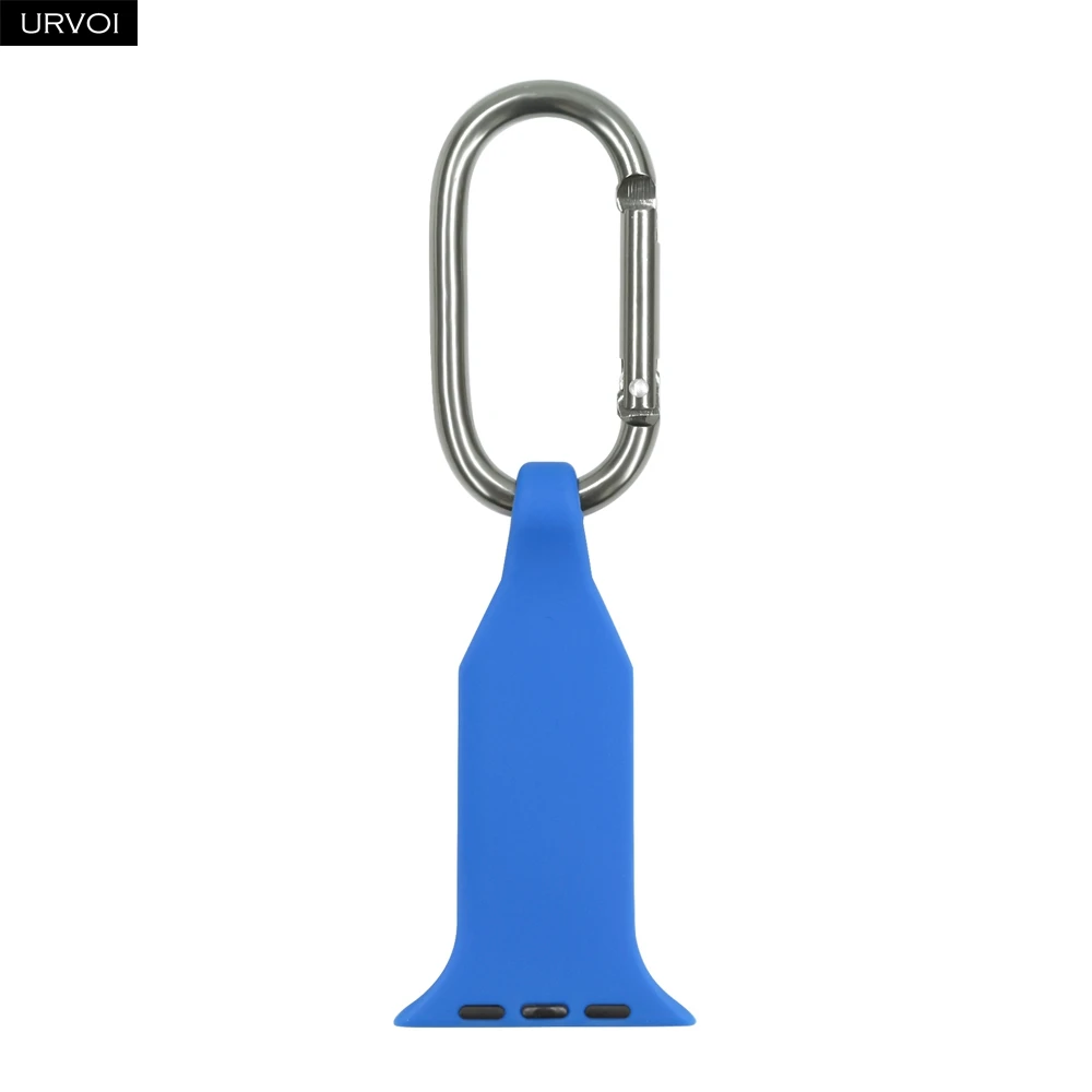 Silicone Sport Watch Band with Metal Hanger