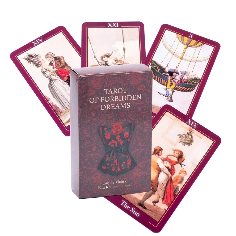 

Tarot Deck of Dreams Divination Tarot Cards Tarot Reading Novelty BookBeginners Card Game Deck Toy