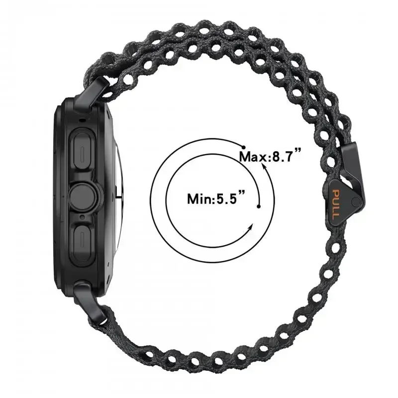 Sports Trail Band For Samsung Galaxy Watch Ultra 47mm Nylon Loop Strap Correa For Samsung Galaxy Ultra 47mm LTE No Gaps Bracelet