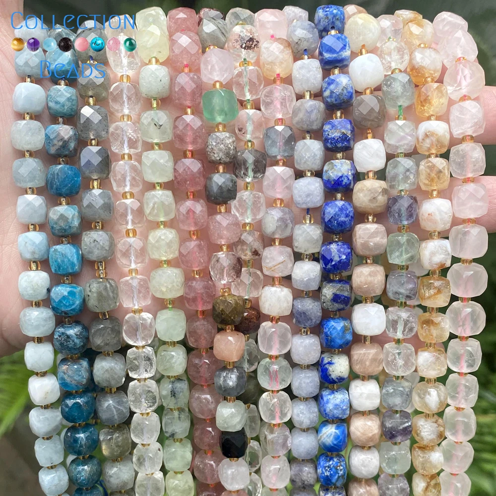 2mm 3mm 4mm Natural Stone Beads Faceted Colorful Tourmaline Lapis Lazuli  Opal Round Beads For Jewelry Making DIY Bracelet 15