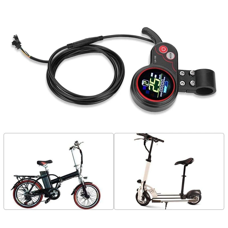 

36V 350W Electric Scooter Bike Control Instrument With LCD Display Thumb Throttle For Electric Scooter Bicycles