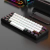 60% wired gaming keyboard, RGB backlight ultra compact mini keyboard, waterproof small compact 61 key keyboard for pc/Mac gamers