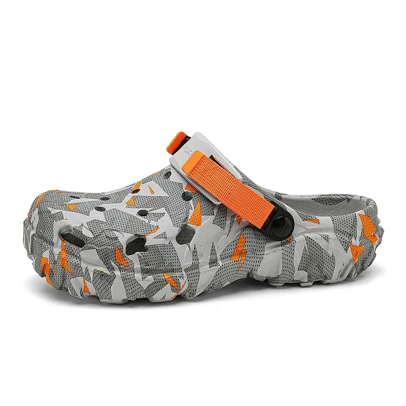 Men's Camouflage Clog Slippers - Versatile Outdoor & Indoor Footwear
