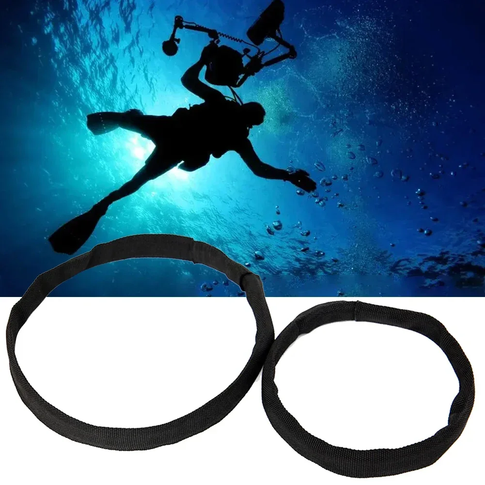 Stainless Steel Scuba Diving Tank Cylinder Stage Bottle Rigging Sidemount Strap For 6L/12L Tank Elastic Decompression Bottle Gas 5