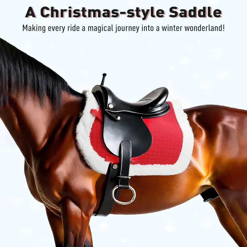 6 Pcs Horse Christmas Horse Leg Wraps Standing Wraps for Horses Leg Loose Christmas Parades Costume Accessories