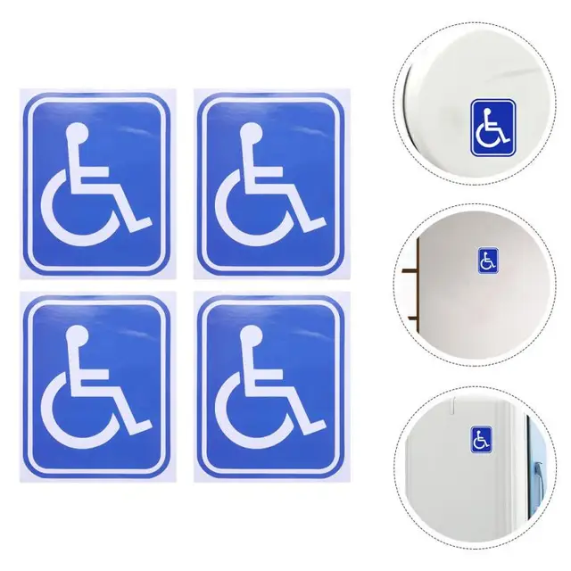 Stickers Car Princess Girl Disability Wheelchair 