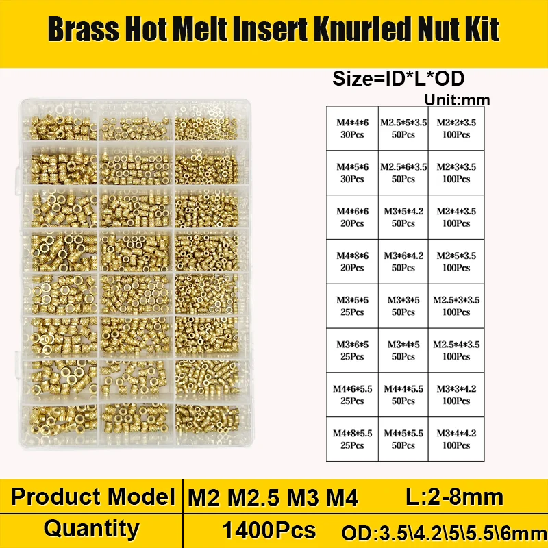 Schroefdraad inserts & 3D printer accessoires van ruthex - België