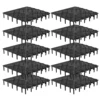 10/20Pcs PVC Plate Blackflat Black Gravel for Landscaping Black Aquarium Sand Aquarium Divider 10 Gallon Fish Tank Gravel 1