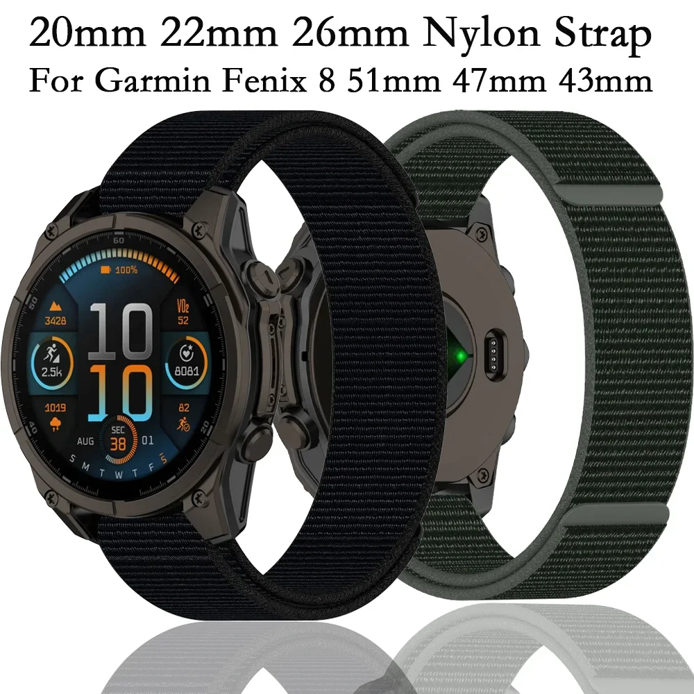 Versatile Nylon Watch Strap - Multiple Sizes Available