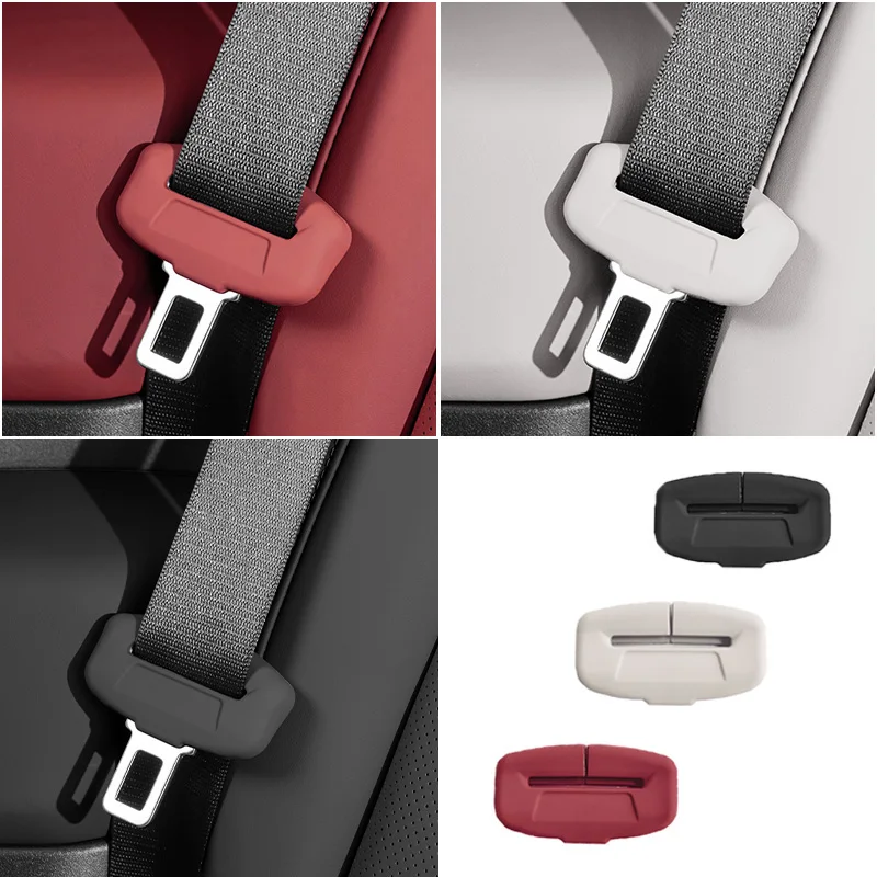Seal Belt Buckle Cover Silicone Protective Cover for BYD Atto 3/Dolphin/Seagull/ Seal/ Yuan up/Qin Plus /Song Plus EV DMI