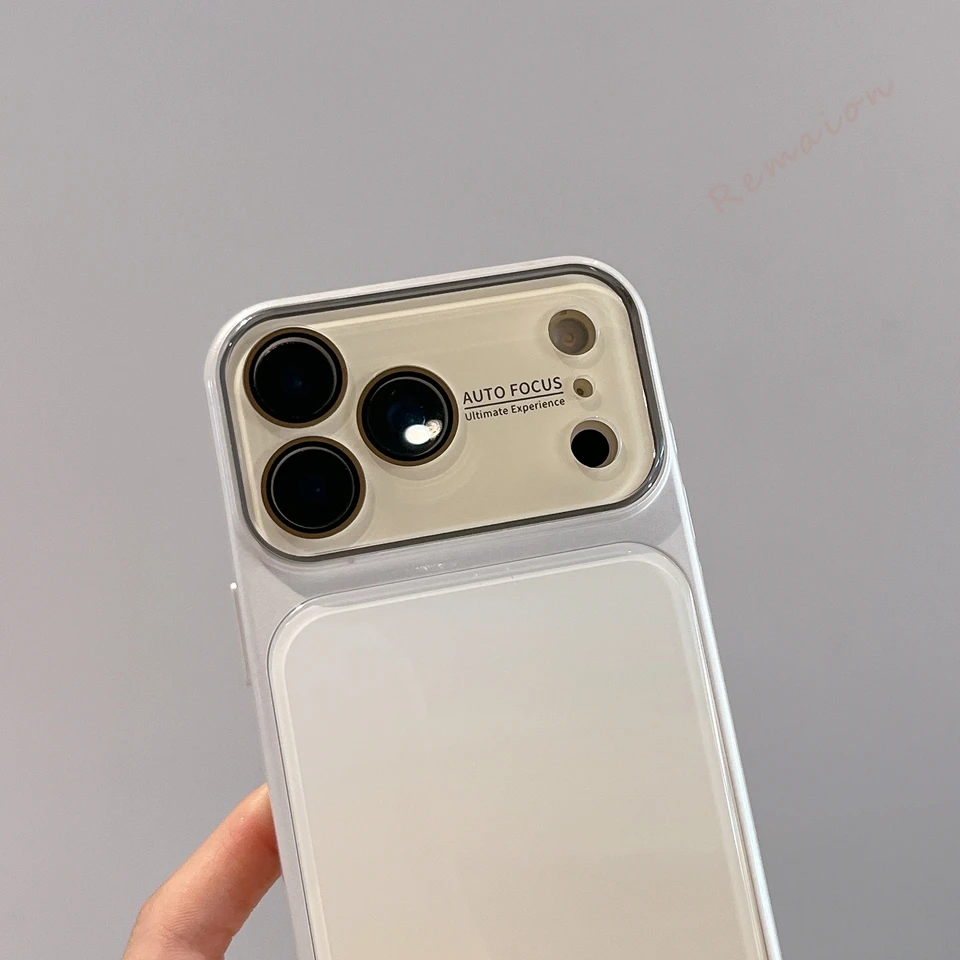 Glitter Tempered Glass Phone Case For Iphone Pro Max Shockproof_voghion.com