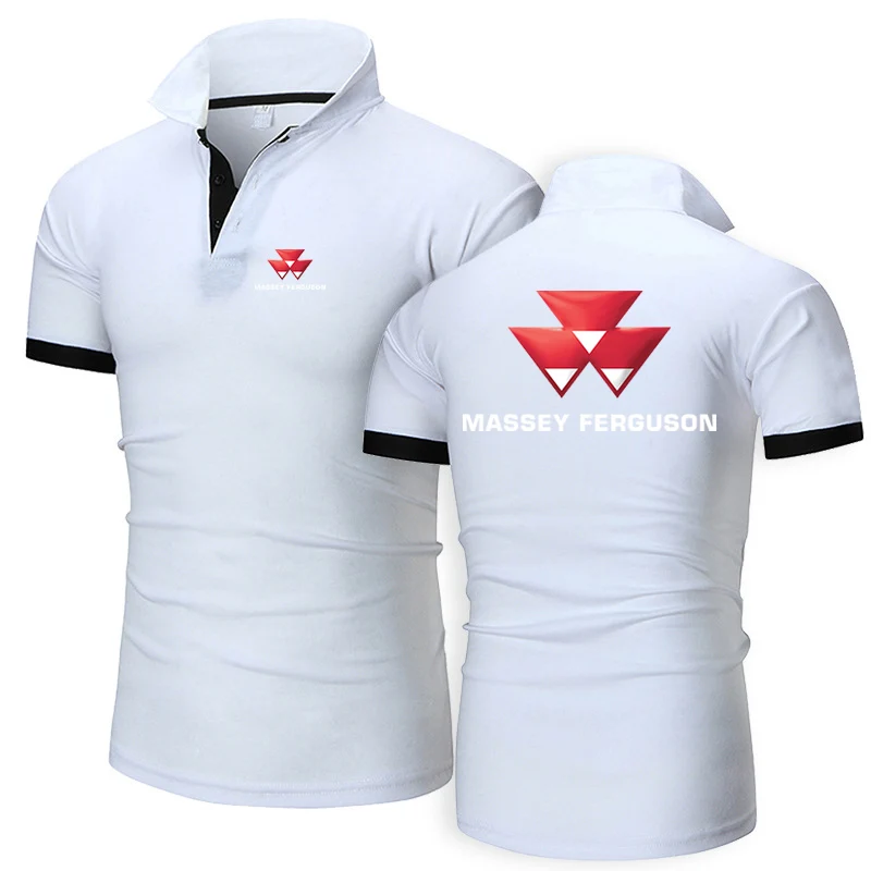 Cotton Breathable Polo Shirt for Men Summer Casual Wear