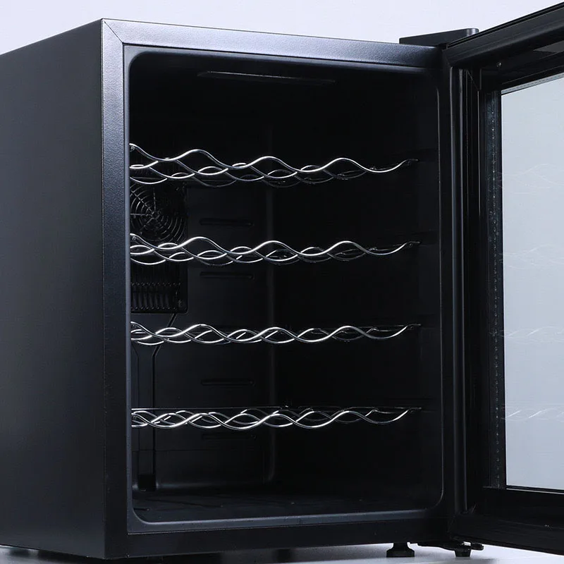 Wine Cooler Refrigerator 46L 20 Bottles Wine Cabinet Fridge Freestanding