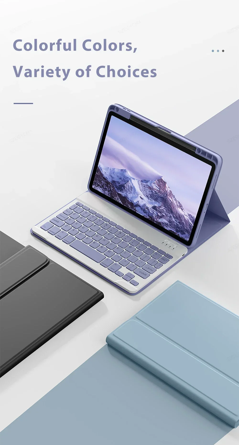Magic Wireless Keyboard Case with Mouse