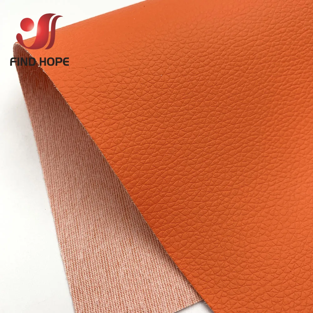 Litchi Faux PU Leather Fabric for DIY Crafts and Creative Projects