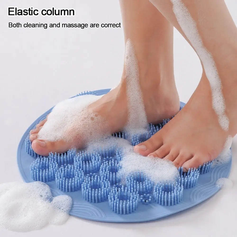 Brosse exfoliante pour douche, Massage, ventouse, tampon multifonction,  gommage du dos des pieds, bain en Silicone antidérapant, outil de nettoyage  du corps,frotte dos pour la douche,lave pied,brosse de douche dos -  AliExpress