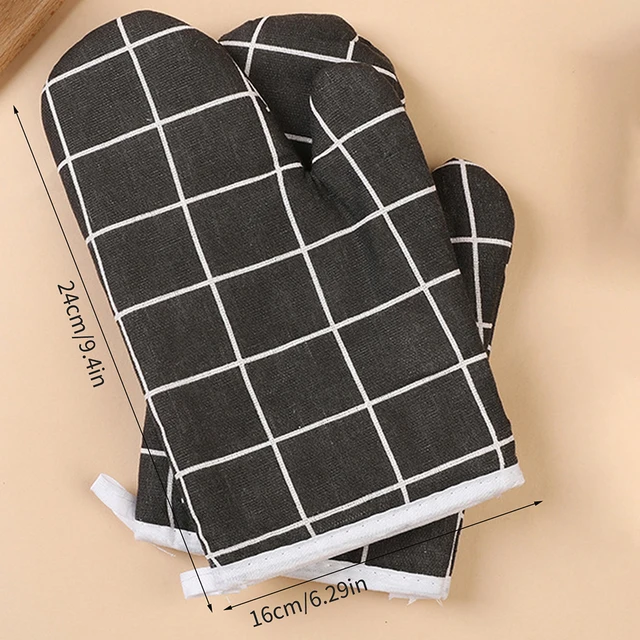 Kitchen Baking Gloves Microwave Oven Gloves High Temperature Resistant And Insulated Gloves Oven Gloves Heat-Resistant Glo 6