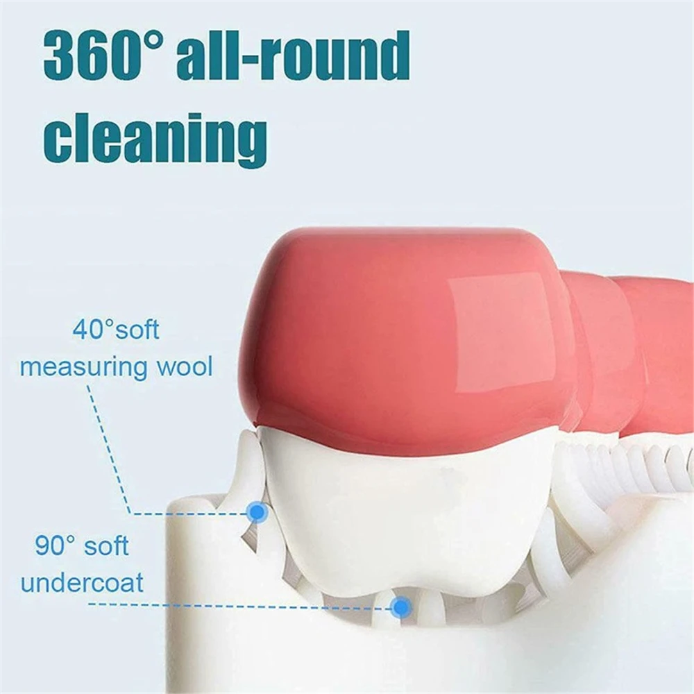 Toothbrush Children 360 Degree U-shaped Child Toothbrush Teethers Brush Silicone Kids Teeth Oral Care Cleaning 5 Toothbrush Children 360 Degree U-shaped Child Toothbrush Teethers Brush Silicone Kids Teeth Oral Care Cleaning