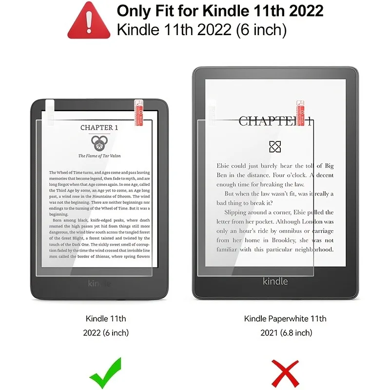 Premium 6-Inch HD Tablet Tempered Glass Screen Protector - Full Cover Protective Film, 9H Hardness
