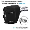 High Pressure Washer Spray Nozzle 0 15 25 40 Degree Rotation Watering Rinse Soap Nozzle Tip Garden Cleaning 3