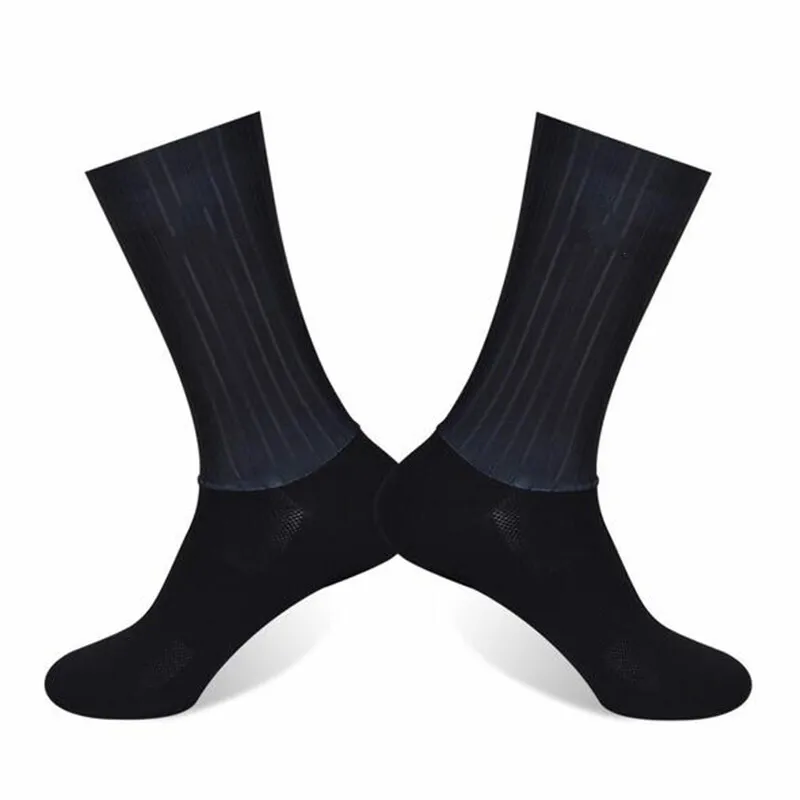 2026 New Cycling Slip Anti Silicone Summer Whiteline Aero Socks Men Bicycle Sport Running Bike Socks Calcetines 2024 New Socks