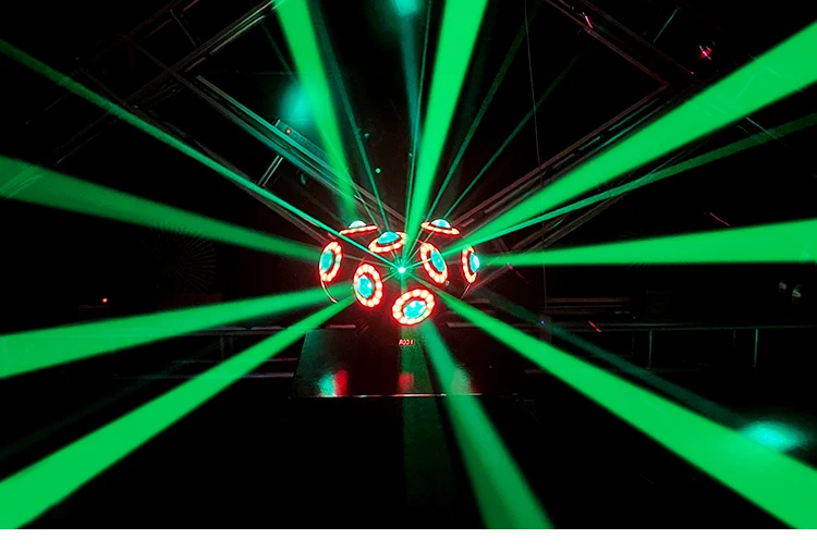 New 12x12W Rgbw 4 In 1 DMX512 Three Heads Football Led Moving Light For Stage Di