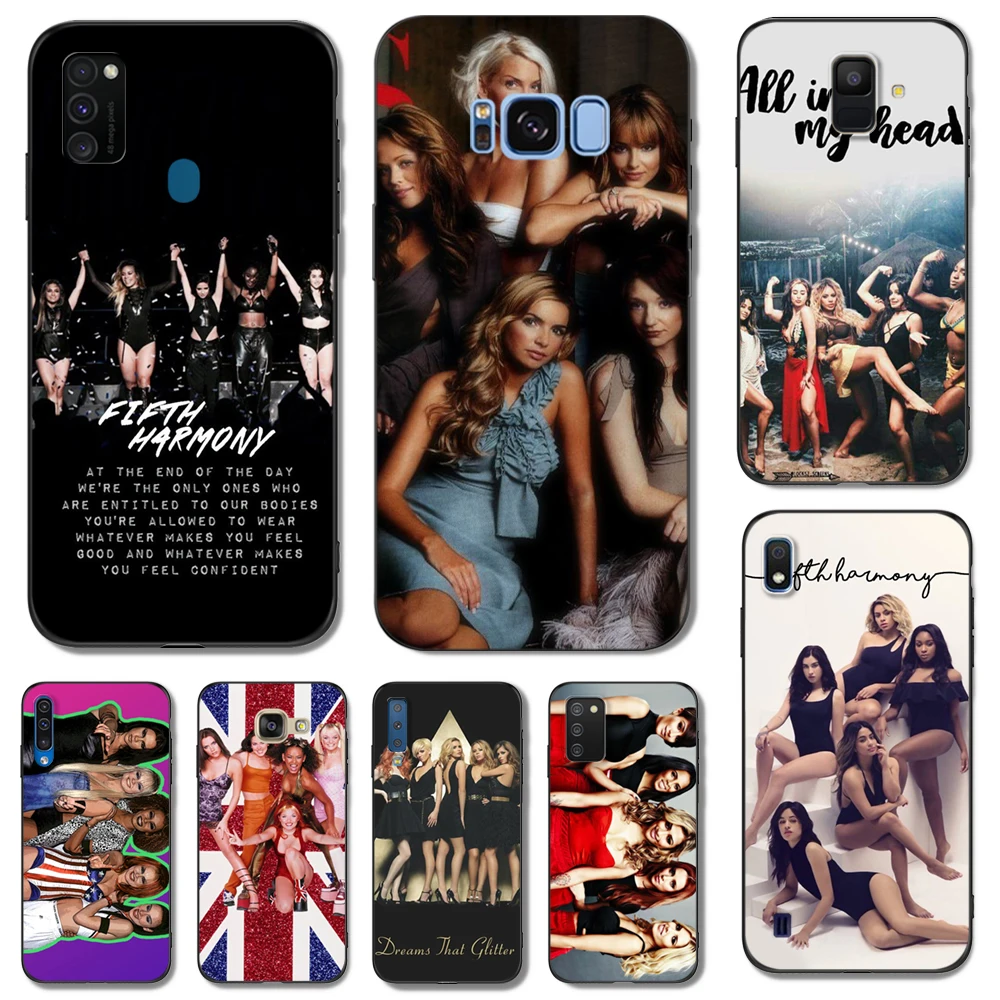 Custodia In Tpu Nero Per Samsung Galaxy A6 A8 A9 2018 Plus British Girl Spice