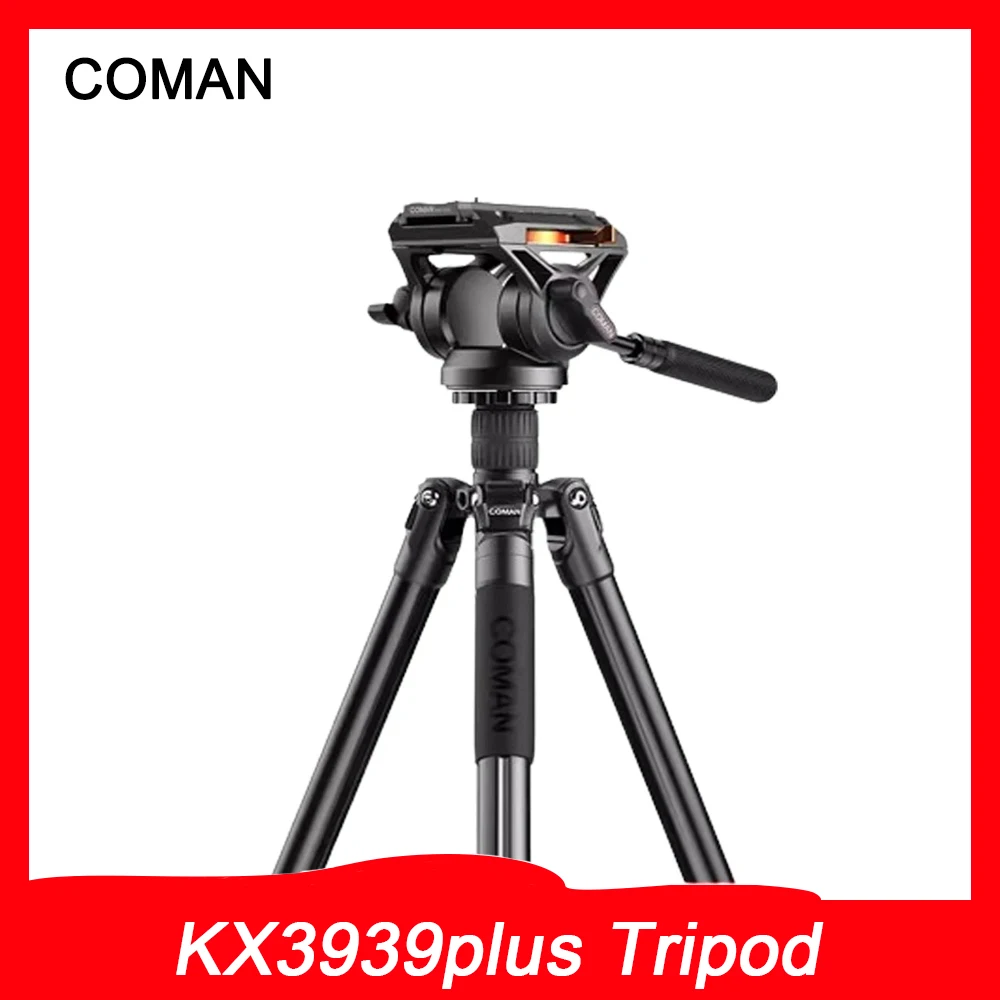 

Coman KX3939plus Q6 Head Camera Tripod Micro Bracket Portable SLR Camera Photo Stand Tripod Head for Sony Canon Vlog Video