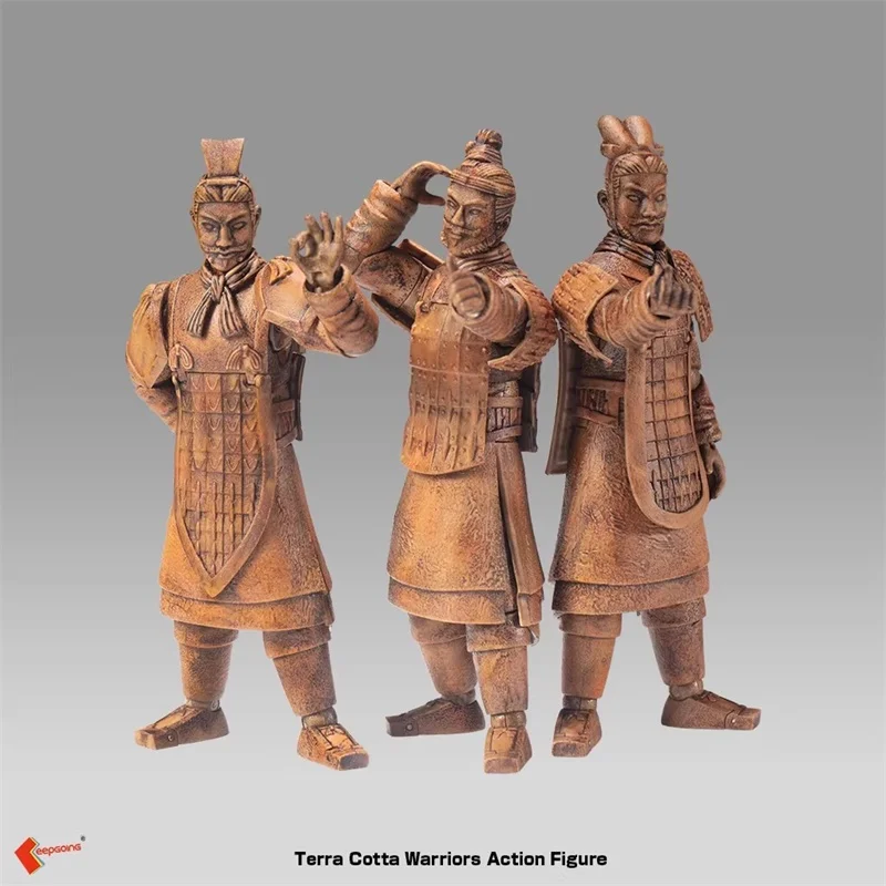 

1/12 Soldier Trend Toys Qin Shi Huang Art Museum Terra Cotta Warriors Model Full Set 6'' Action Figure In Stock