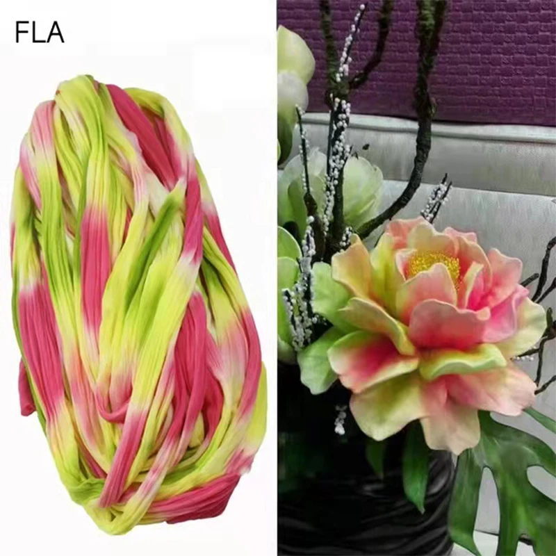 

2pcs Artificial Stocking Flower Material Nylon Tensile Stocking Material Accessory Handmade Wedding Home DIY Nylon Flower