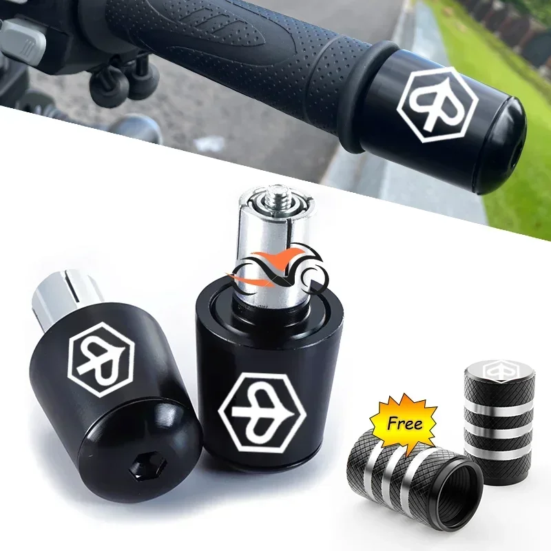

For PIAGGIO Liberty125 MP3 500 Medley Beverly 300 ZIP50 X7 X9 Motorcycle CNC Handle Bar Handlebar Grips Cap End handle Plugs cap