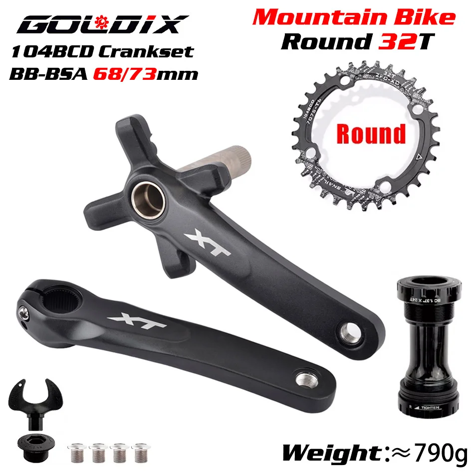 Mtb Crankset Bsa 73mm Crankset Producto: DJC Bike Crankset 104BCD