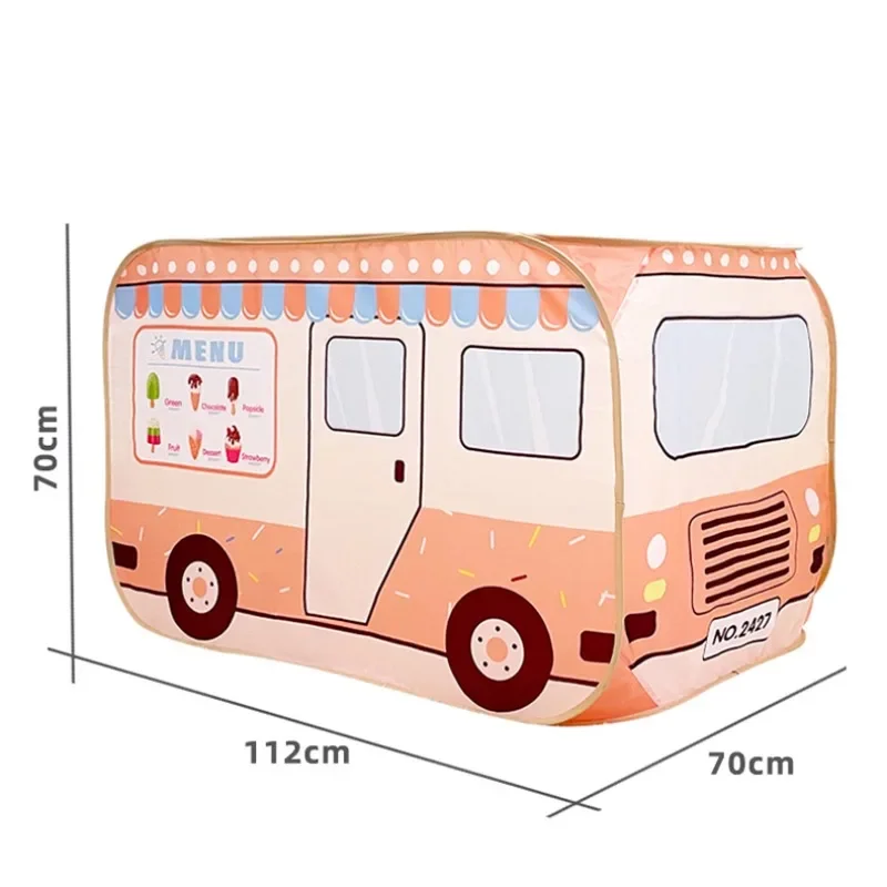 Korean Portable Foldable Play Tent Travel Folding Tent Children Boy Playhouse Kids Gifts Outdoor Toy Tenats Castle New Gifts