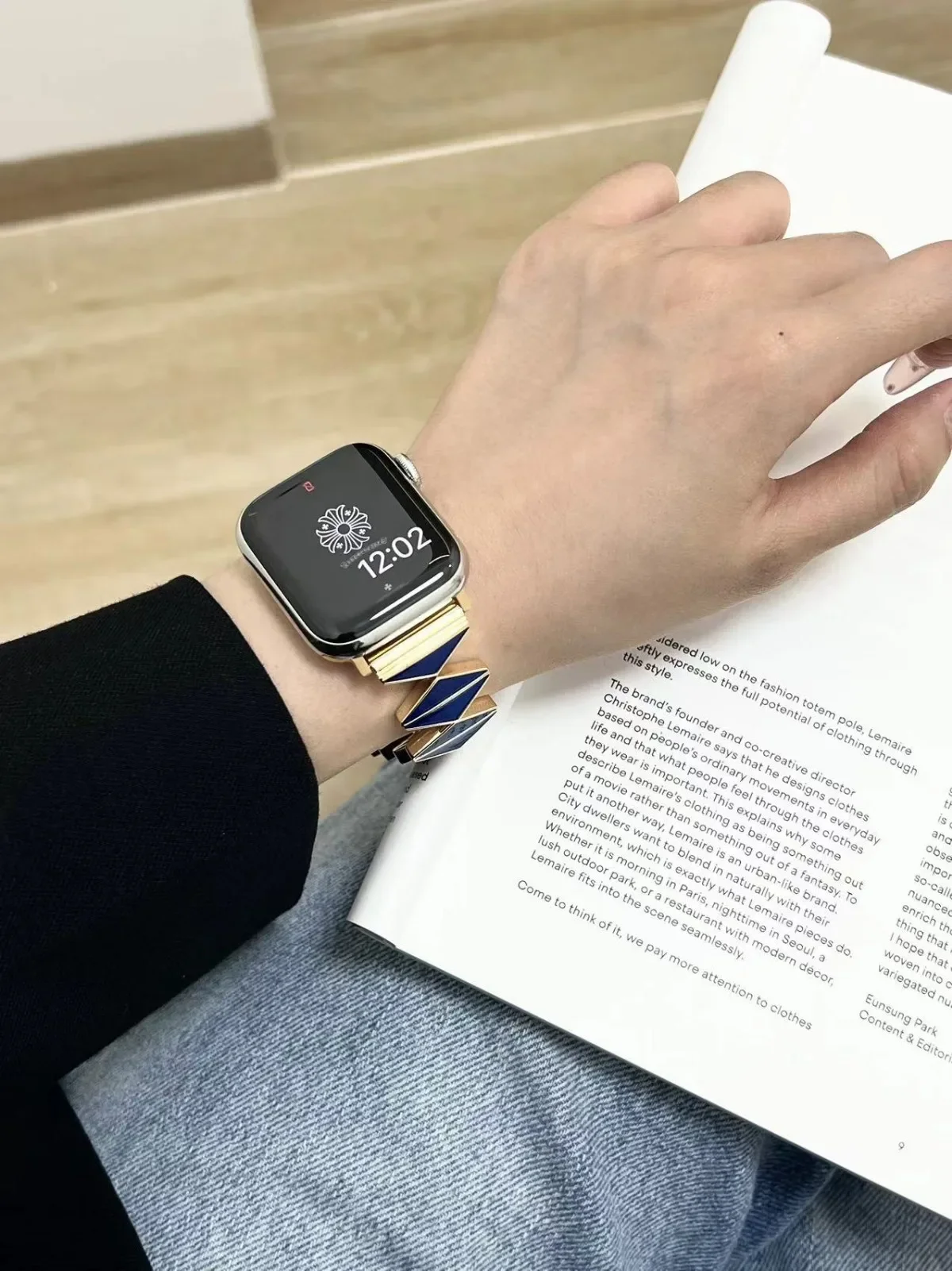 Bracelet de montre pour iWatch 42/44/45/46/49 mm 38/40/41 mm Bracelet de montre tendance en métal pour montres de la série Ultra2 Série 10/9/8/7/6/5/4/3/2/1_voghion.com