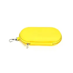 Durable Hard Shell Dual Glasses Case - Portable Eyewear Storage for Sunglasses & Eyeglasses (Yellow)