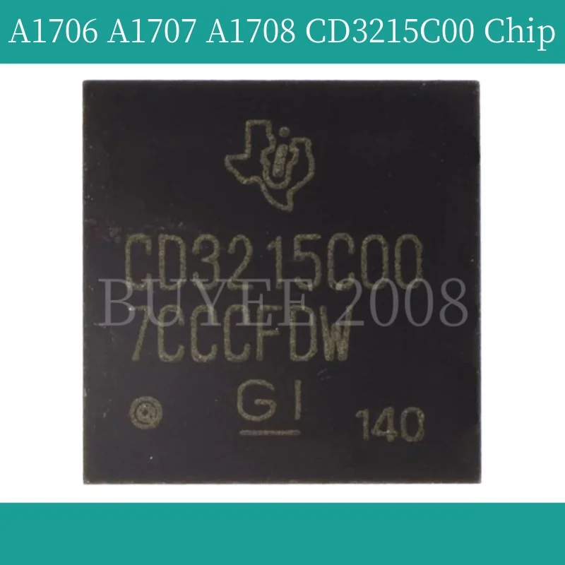 Original Laptop A1706 A1707 A1708 USB-C Controller IC BGA Chip CD3215C00 For Macbook Pro A1706 A1707 A1708 Booster Chip 20V