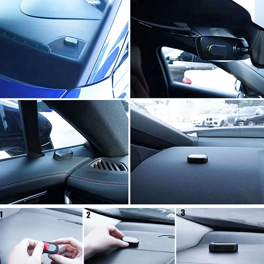 Solar Powered Wireless Anti Theft Car Warning Light