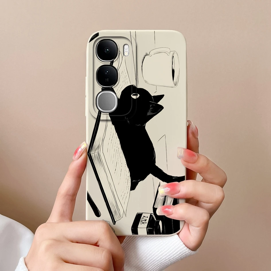 Colorful Floral Design Silicone Case with Lens Protection
