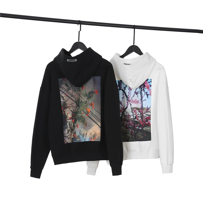 

ESSENTIALS Floral Flower 1977 ABC Number 7 Season 3 Hoodies Men Cotton Gym 1881 Jerry Lorenzo Kanye West Oversized Sweatshirts