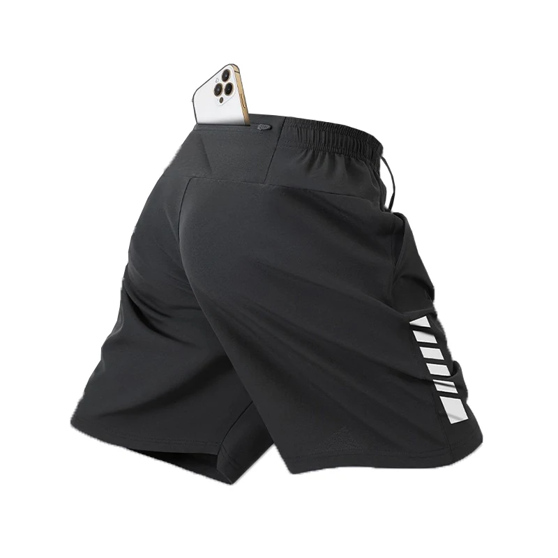 New Black Running Shorts For Men 6