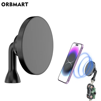 360 ° 마그네틱 휴대폰 홀더, 아이폰 삼성 스마트폰 삼각대 마운트 어댑터, 맥세이프 케이스, 휴대폰 스탠드 액세서리 상품 이미지