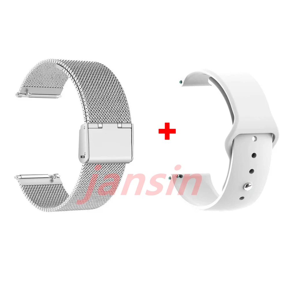 Dual-Pack Metal Watch Strap - 20mm/22mm Replacement Bands