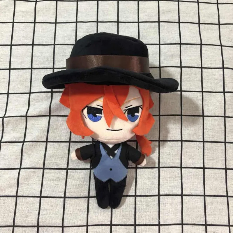 

Bungo Stray Dogs Anime Figure Plush Doll Toys Dazai Osamu Nakahara Chuya Ryunosuke Akutagawa Plush Cute Soft Stuffed Dolls Toys