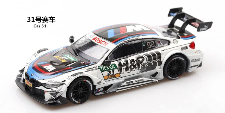 1:43 BMW M4 racing car High Simulation Diecast Car Metal
