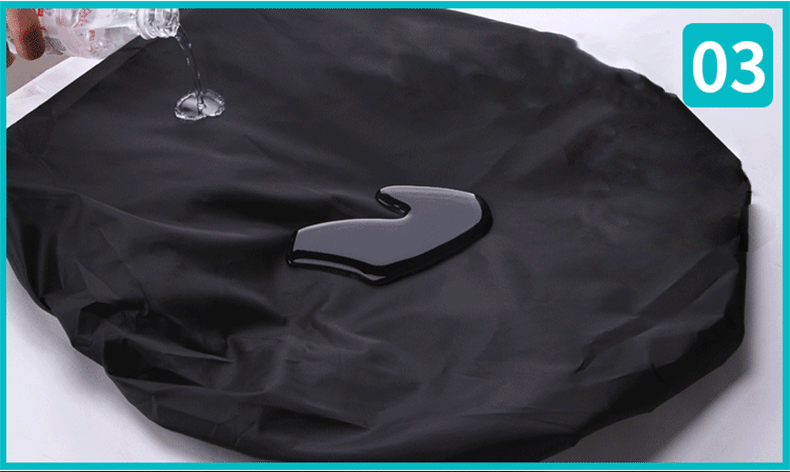 Description Picture 3 of item1pc Backpack Rain Cover 20-70L Outdoor Camping Hiking Mountaineering Dust Backpack Bag Black Classic Waterproof Rain Cap Cover